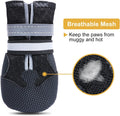 Dimicoo Breathable Dog Boots for Medium Large Dogs,Non-Slip Dog Shoes for Summer Hot Pavement,Lightweight Paw Protector 