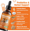 Cat Vomit Remedy & Vomiting Relief for Cats, Cat Digestive Support with Probiotics & Herbs for Sensitive Stomachs, Helps Calm Vomiting & Nausea from Hairballs, Indigestion, Diet Changes or Mild Stress