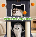 Small Cat Tree Tower Scratching Post for Indoor Cats Large Adult