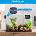 DaToo Aquarium Thermometer with Large LCD Display Fahrenheit/Celsius(℉/℃) Fish Tank Thermometer for Aquarium Reptile Ter