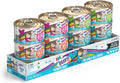 Weruva B.F.F. OMG - Best Feline Friend Oh My Gravy!, Variety Pack, Rainbow Road, Wet Cat Food By, 2.8oz Can (Pack of 12)