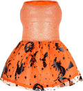 Dog Halloween Costume Dog Dress Witch Tulle Skirt Halloween Pet Clothes for Puppy Small Cats