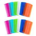 AUEAR, 12 Pack Pet Flea Lice Combs Double Sided Fine Tooth Dogs Cats Grooming Remove Float Hair Tear Marks Tick Removal Tool (6 Colors)