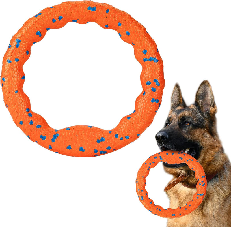 FUSOTO Dog Ring Toy, Indestructible Flying Discs for Throwing Catching