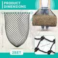 2 Pack Slow Feeder Hay Net Square Bale PE Hay Nets Bags for Horses