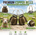3 Pack Reflective Goat Collars with Bells,Anti-Lost Pet Collar