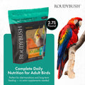 RoudyBush Daily Maintenance Bird Food, Crumbles, 44-Ounce, 2.75 lb (244CRDM)