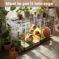 Avont 2 Pack Guinea Pig Tunnel & Hideout, Small Animal Bed