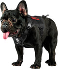 OneTigris Tactical Dog Harness with Handle for Small Medium Dogs Black S