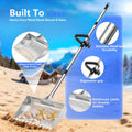 12inch Chicken Poop Scooper & Rake 2-in-1 with Adjustable Handle