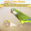 20PCS Gravel Paper for Bird Cage,16"x10" Cuttable Sand Paper Liners