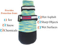 All Weather Neoprene Paw Protector Dog Boots with Reflective Straps in 5 Sizes!