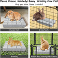 Hamiledyi 2PCS Rabbit Scratching Pads Bunny Lava Grinding Claw Pads Small Animal Foot Pads Hamster Scratch Board Chew To