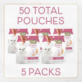 Purina Fancy Feast Purely Hand-Flaked Salmon Cat Treats, Real Fish, Tender Texture, 10 Count Pouch