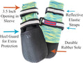 All Weather Neoprene Paw Protector Dog Boots with Reflective Straps in 5 Sizes!
