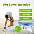 Perimeter Technologies Invisible Fence Collar Battery - Brand Compatible - Includes eOutletDeals Pet Towel