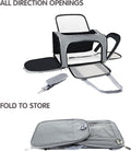 Soft Sided cat Carrier Bag Breathable Mesh Cat Dog Travel Carrier with Hand & Adjustable Crossbody Shoulder Strap (Grey,