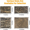 Reptile Cork Bark Bedding 6PCS Bearded Dragon Climbing Wall Mat