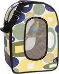 Prevue Pet Products Soft Sided Bird Travel Carrier with Perch - Carrier for Parakeets, Budgies, Cockatiels, Conures, Parrotlets, & Lovebirds, Short Term Travel - Large, Multicolor
