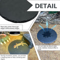 Reptile Basking Platform 6.0in Rock Plate Food Bowl Slate for Tortoise