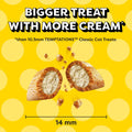 Temptations Jumbo Stuffed Cat Treats, Crunchy and Soft Cat Treats, Tempting Tuna Flavor, 14 oz. Tub