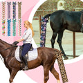 Eccliy 8 Pcs Horse Tail Bag Breathable Guard Stretchy 22" Slip on Horse Care Tail Wrap 2 Strand Closure Straps Grooming 