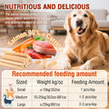 150g/5.29oz Dehydrated Salmon Sticks for Dog,Natural Salmon and Carrots,Easy to Digest and High Protein,for Daily Dog Tr