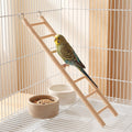 2 Pcs Bird Ladder, Wooden Bird Cage Ladder Birds Cage Accessories