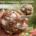 Hummingbird Nesters Bird Nesting Material Holder for Wild Birds Humming Bird House Materials Gifts for Bird Watching Nature Lovers Refillable Outdoor Bird Station (3 Balls Safe Nesting Starter Kit)