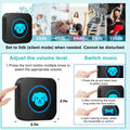 Yoiilifee Dog Doorbell to Go Outside, Smart Wireless Doggie Doorbell for Potty Training,1000 Feet Long Range with IP65 Waterproof Super-Light Touch Button, 60 Melodies & Adjustable Volume (2 Button)