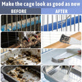 Draupnir 7 Pcs Bird Cage Cleaning Supplies Bird Cage Cleaner Brush Kit