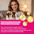 Just Try 7OZ Taurine Powder - Cat & Dog Heart Supplement with Taurine & CoQ10 - Support Heart, Vision and Immune System Health