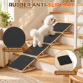 Dog Ramp for Stairs, 4 Pack Adjustable Pet Ramp for Small Dogs