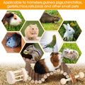 Hamster Chew Toys Set Small Animal Molar Toys Teeth Care Wooden Accessories for Guinea Pigs,Chinchillas,Gerbils,Mice,Rat