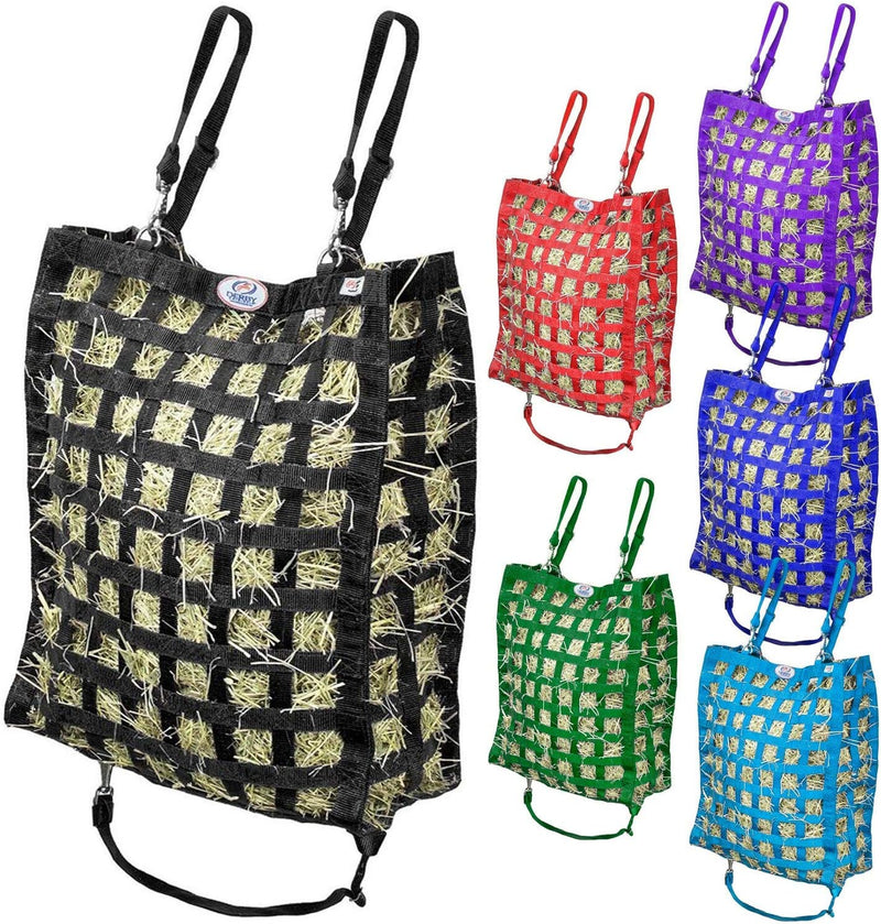 Derby Originals Superior Slow Feeder Horse Hay Bag with Super Tough Bottom and 1 Year Warranty