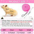 Satinior 2 Sets Guinea Pig Harness and Leash Kit, Green, Pink, S