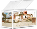 BUCATSTATE Hamster Cage 3.0, Large Hamster Enclosure (47in, White)