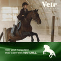VetrChill Calming Gel for Horses - Apple Flavored Oral Supplement with L-Theanine and Melatonin - Supports Relaxation an