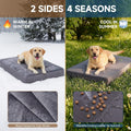 Waterproof Dog Crate Bed Pad, Washable Reversible Outdoor Wipeable Dog Bed