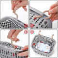 DEAYOU 2 Pack Rat Hammock for Cage, Chew Proof Small Animal Hanging Basket Bed with Hooks, Chinchilla Hideout Ferret Cag