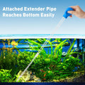 27.7IN Extra Long Turkey Baster for Aquarium, Blue, 50ml