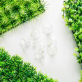 SLSON Aquarium Decorations Grass Artificial Plastic Lawn 9 inches Square Landscape Green Plants for Saltwater Freshwater