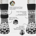 EXPAWLORER 6Pcs Anti-Slip Dog Socks to Prevent Licking Paws,Dog Shoes for Hot Pavement,Dog Booties Traction Control on H
