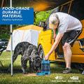 Dog Water Bowl Dispenser 77oz, Large Pet Dog Water Bottle Portable with Pull-Out Travel Water Bowl for Dogs, Portable Wa