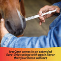 Farnam IverCare Ivermectin Horse Paste Apple Flavor 1.87%, Horse Dewormer and Boticide, Anthelmintic Paste Treats Up to 