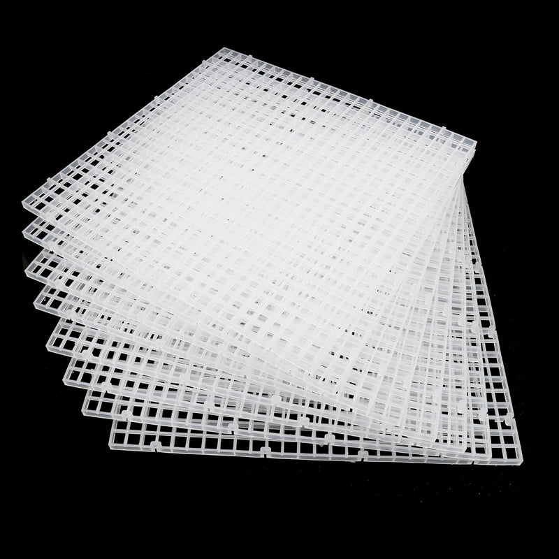Aquarium Fish Tank Bottom Isolation 8 Pcs, Plastic Egg Crate