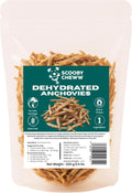 3.5oz Dehydrated Anchovies Fish Sprats for Dogs, 100% Natural Single-Ingredient Fish Treat, High-Protein, Grain-Free Dog