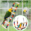 Bird Toys for Parakeets 7Pcs, Wood Parrots Budgie Cage Accessories
