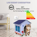 Heated Cat Houses for Indoor/Outdoor Cats with Elevated Heated Cat Bed Waterproof Providing Safe Feral Cats, Easy to Ass