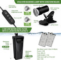 GOZILLA Aquatic Turtle Tank Kit+Lamp+Filter, Upgrade PC Turtle Tank Starter Kit with Adjustable Lamp & Filter,Reptile Ha
